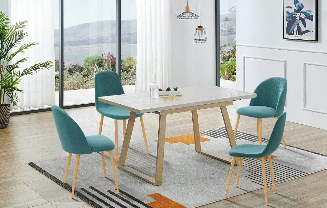 Стол раскладной Norfolk 130-170, светлый дуб/вяз - фото 2