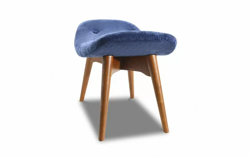 Оттоманка Contour, синий/коричневый - фото 5