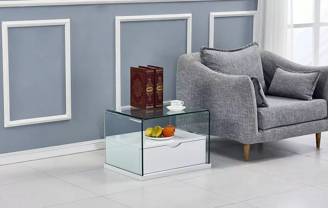 Столик приставной Stanley, белый - фото 11