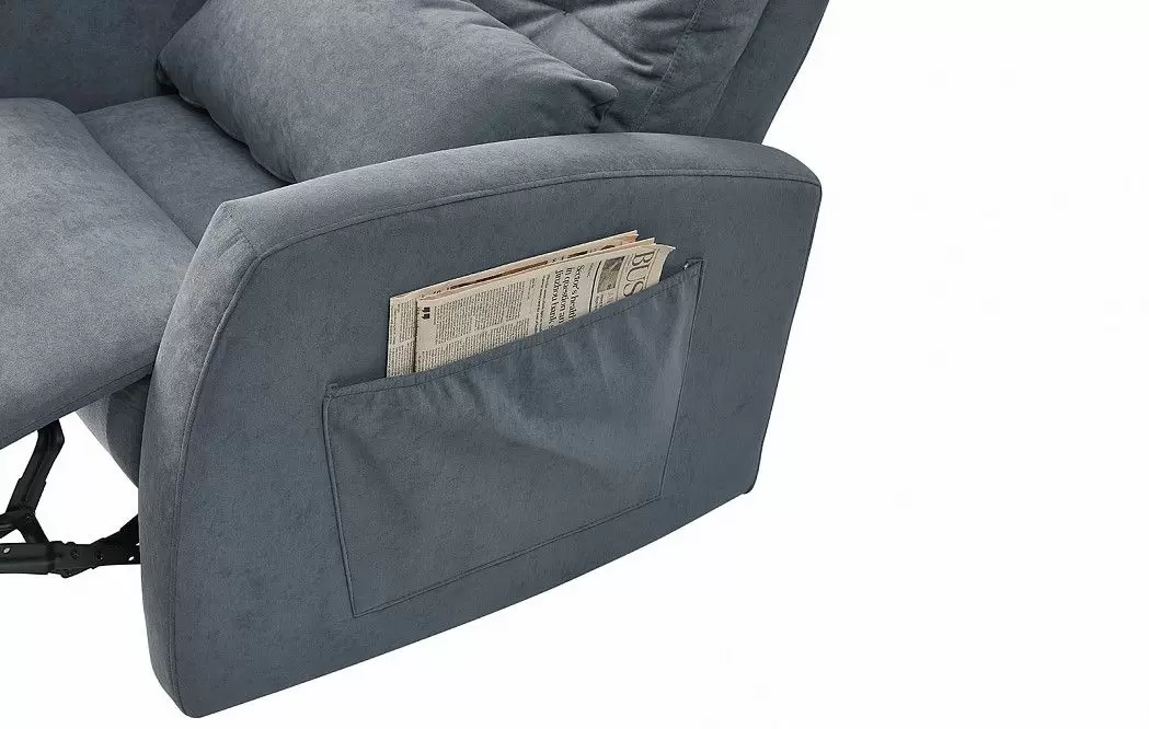 Кресло-реклайнер Vegas, темно-серый - фото 8
