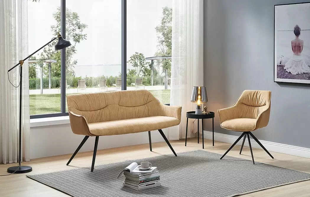 Комплект мягкой мебели Cintia, карамель