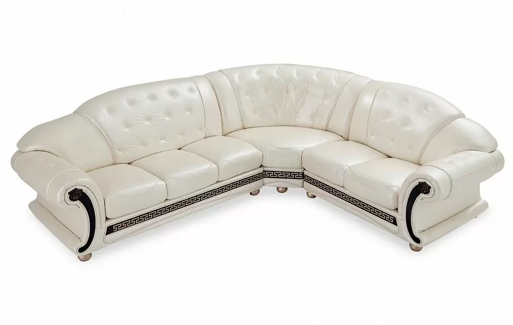 Диван Versace угловой (правый), жемчуг - фото 3