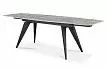 Стол раскладной Ramses 180-250, серый мрамор/черный