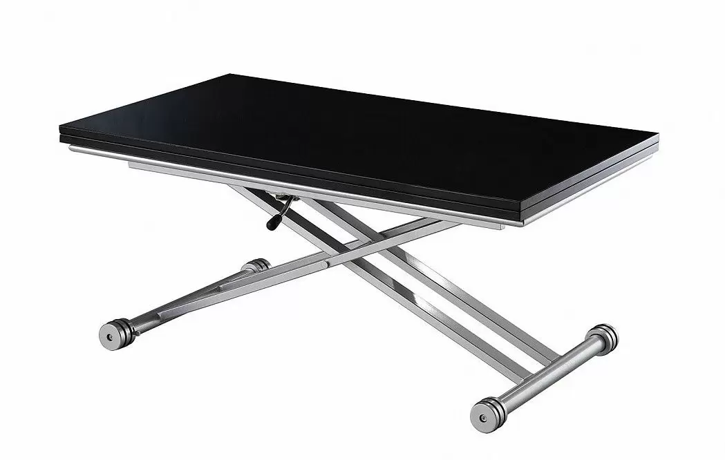Стол-трансформер Stafford, черный лак - фото 3
