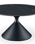 Стол журнальный Santiago (80), черный камень