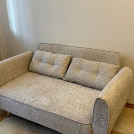 Диван-кровать Charm, кремовый тедди