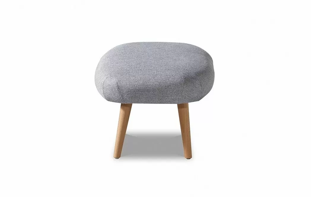 Кресло с банкеткой Joanna, белый/серый - фото 14