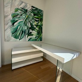 Стол письменный Attica, белый