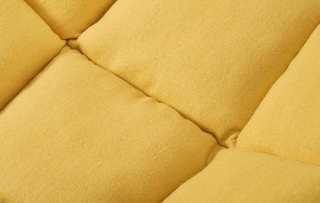 Оттоманка в стиле Husk, желтый - фото 4