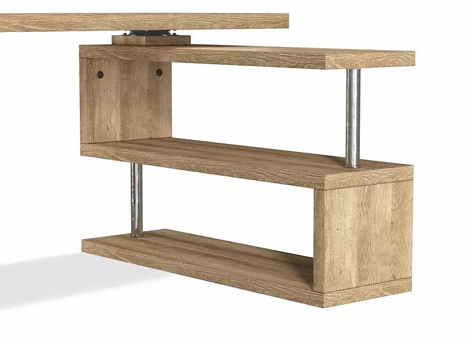 Стол письменный Creator, орех/хром - фото 7