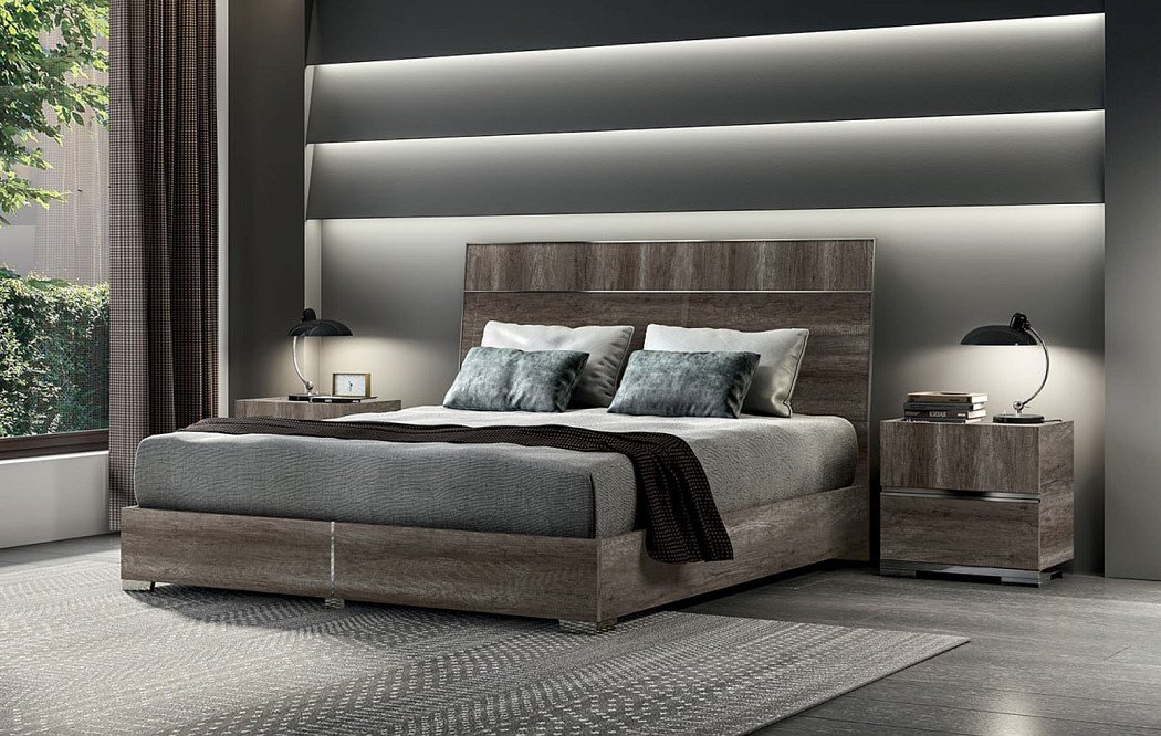 Кровать Dea 180x200, винтажный дуб