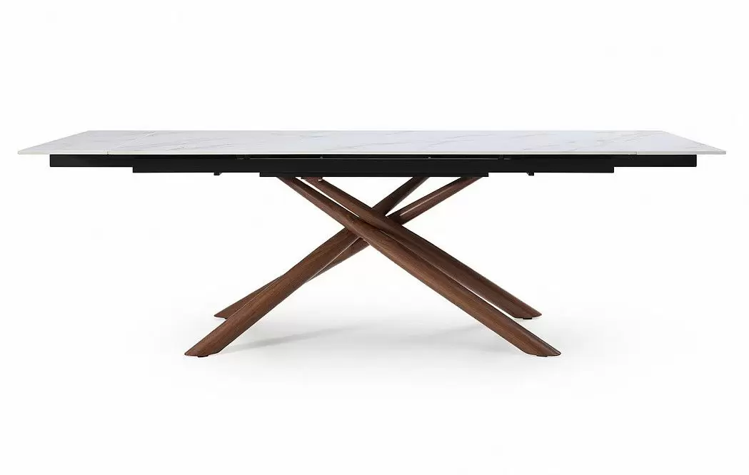 Стол Ravenna + 4 серо-бежевых стула Max - фото 4