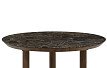 Стол журнальный Candy (45), мраморное стекло/орех