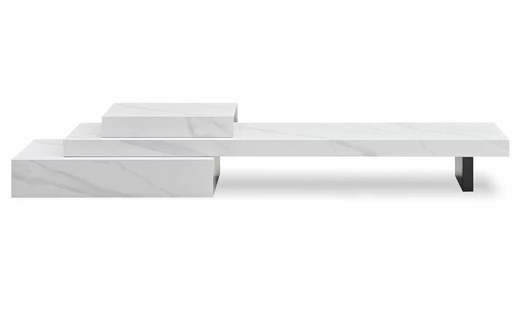 ТВ Тумба Gabrielle, белый камень