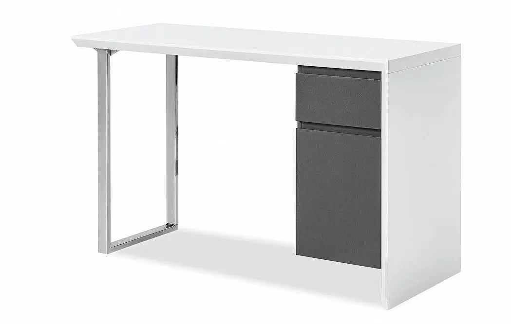 Стол письменный Kepler, белый/серый - фото 5
