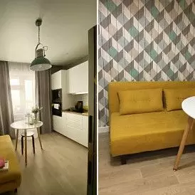 Диван-кровать Doris, желтый