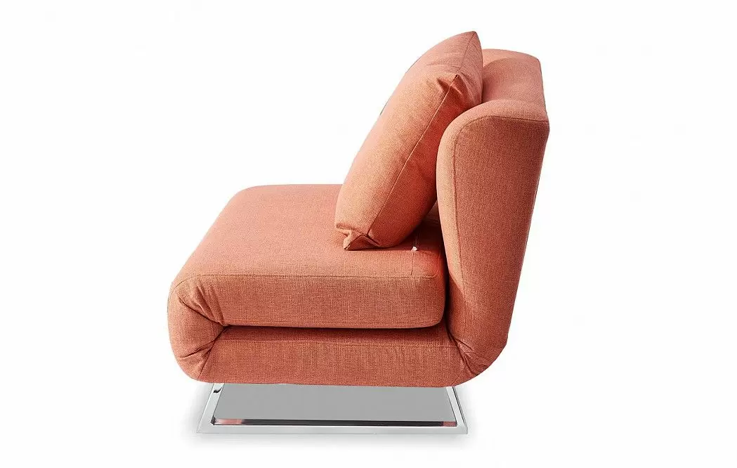 Кресло-кровать Rosy, папайя/хром - фото 5