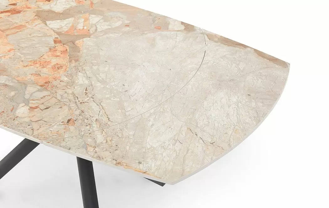 Стол раскладной Salerno 120-180, серая керамика - фото 10