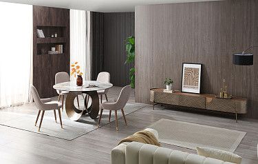 Стол Teodor + 4 стула Franco