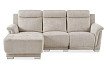 Диван-реклайнер Jonathan угловой (левый), бежевый