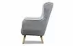 Кресло Camilla, серый/натуральный