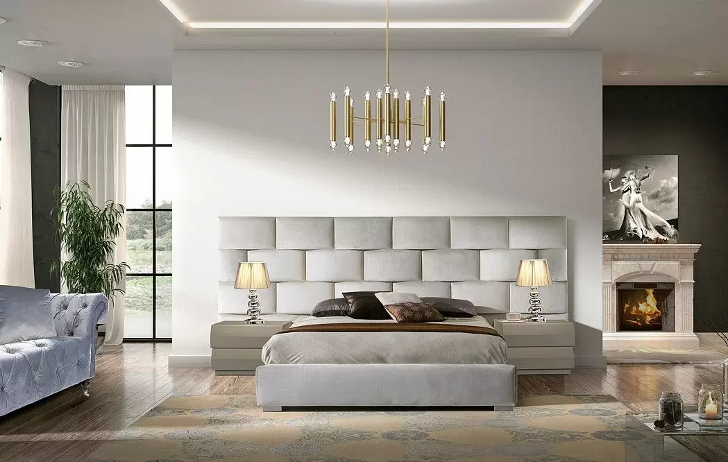 Комплект для спальни 644 BERLIN MURAL, слоновая кость