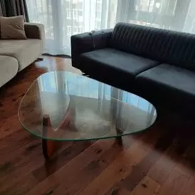 Стол журнальный Muse (в стиле Noguchi), коричневый