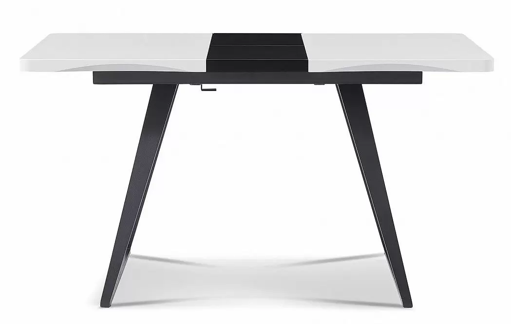 Стол раскладной Frankfurt 110-140, белый/черный - фото 5