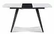 Стол раскладной Frankfurt 110-140, белый/черный