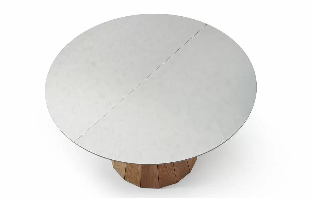 Стол раскладной Eclectic 120-160, серый/ясень - фото 5