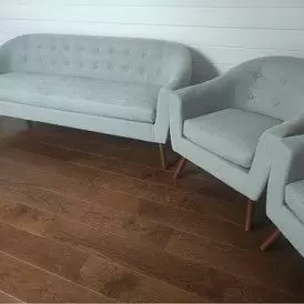 Диван Florence 2-х местный, коралловый/орех