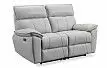 Диван-реклайнер Allison 2-х местный, светло-серый