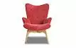 Кресло Contour, коралловый/ясень