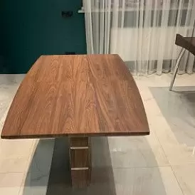 Стол раскладной Arioso Glass (120), белый/дуб