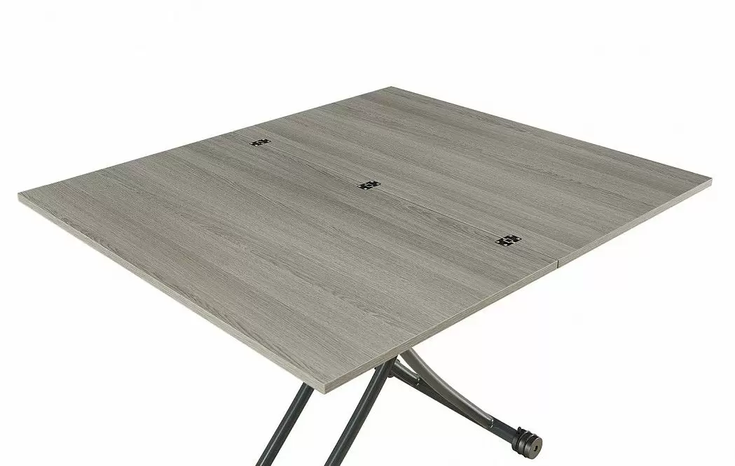 Стол-трансформер Clayton I, серый - фото 11