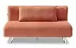 Комплект мягкой мебели Rosy, папайя/хром