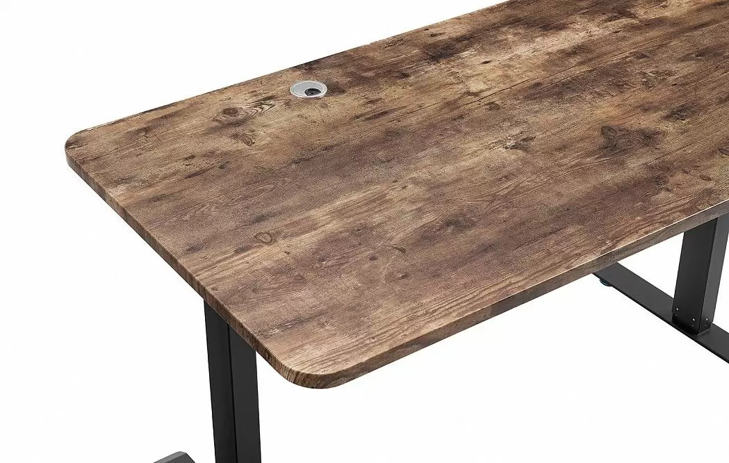 Стол Dallas (140) жженое дерево, регулируемая высота, электропривод - фото 7