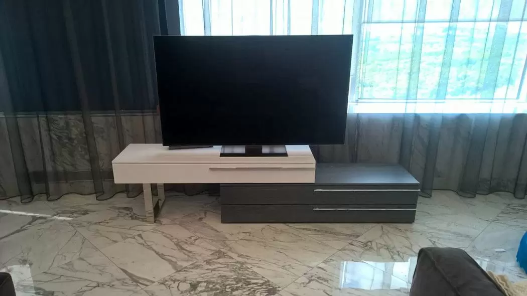 Тумба TV Arrow, белый/серый - фото 10