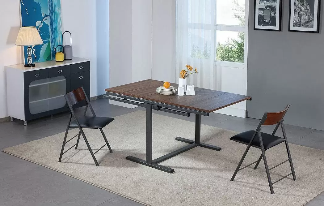 Стол-стеллаж трансформер Oklahoma, орех - фото 5