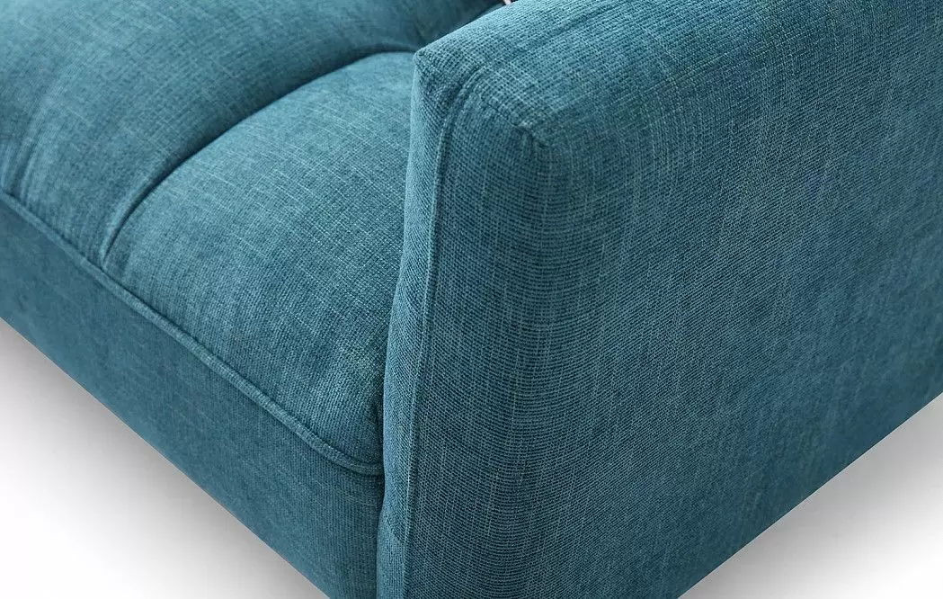 Диван-кровать Madrid, синий/золотые ножки - фото 9