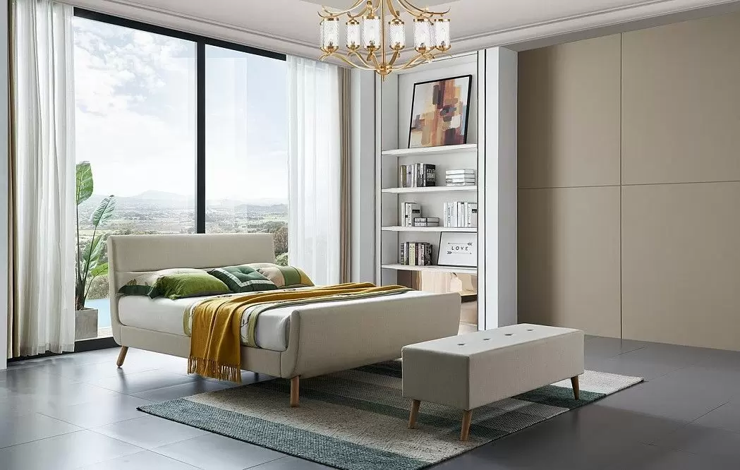 Кровать Borneo 160х200, бежевый