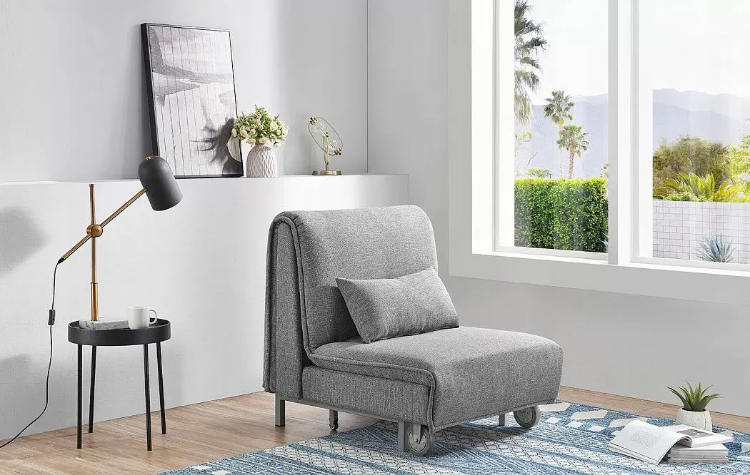 Кресло-кровать Vicky, серый - фото 3