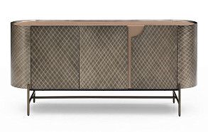 Буфет Emily, орех/бронза