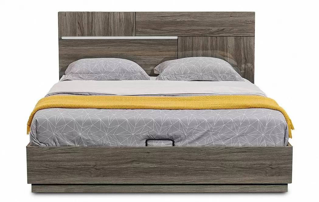 Кровать с подъемным механизмом Roberta 180х200, каштан - фото 5