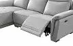 Диван-реклайнер Jonathan угловой (левый), светло-серый