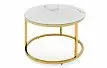 Набор из 2-х столов журнальных Nocturne, белая керамика/золото