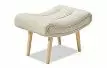 Кресло и оттоманка Dolce Vita, кремовый/натуральный