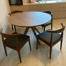 Стол Clark + 4 стула Emma