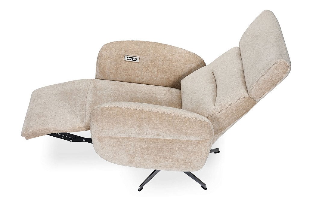 Кресло-реклайнер Star, бежевый - фото 11