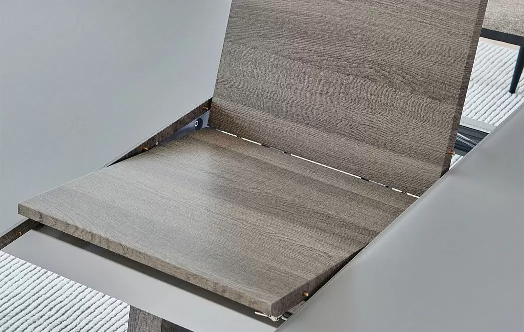 Стол раскладной Rosanna 160-200, серый - фото 7